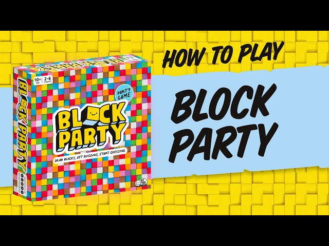 How to Play Block Party: A block-building, guessing game