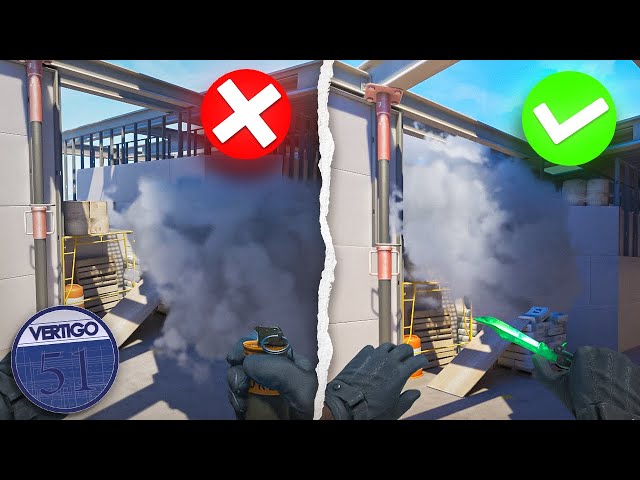 MUST KNOW SMOKES on CS2 VERTIGO! (2023)