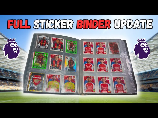 FULL BINDER UPDATE! Panini Premier League 2025 Stickers