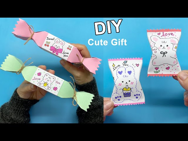 DIY Paper Candy Gift | Origami Paper gift idea | Origami mini gift | Origami Chocolate gift ideas