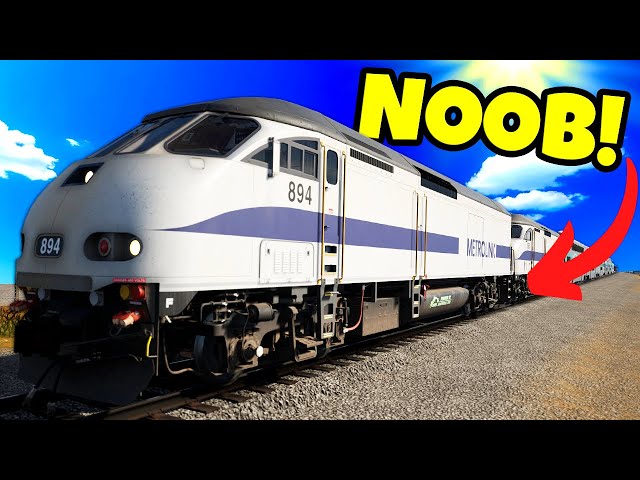 NOOB Takes Race Fans to NASCAR Track in Train Sim World 5!