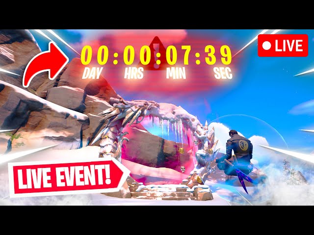 FORTNITE EVENT COUNTDOWN LIVE🔴 24/7 & In-game Event Right Now!