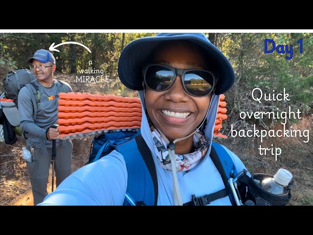 Backpacking with My Dad at LBJ Grasslands Yellow Trail | Second Backpacking Trip Since His Stroke