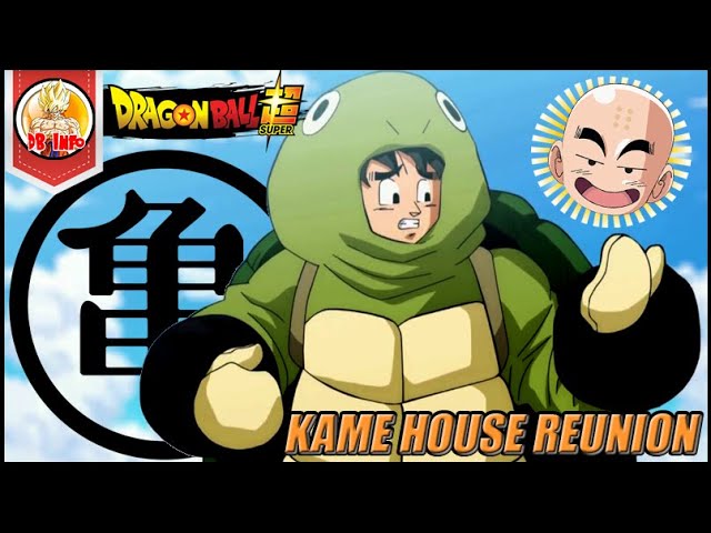 KAME HOUSE REUNION! GOKU (TURTLE) AND KRILLIN. Dragon Ball Super.