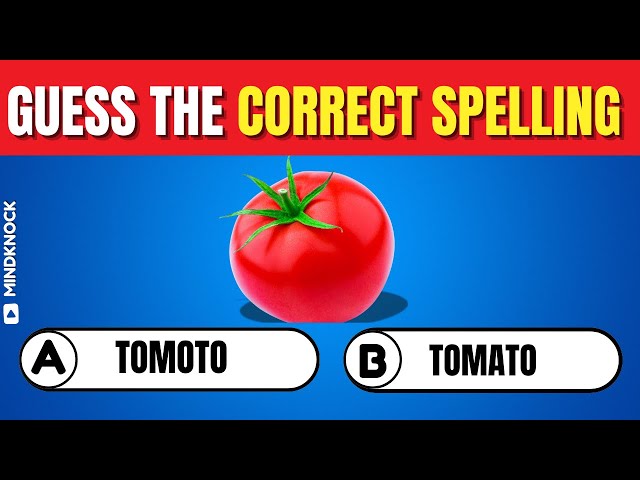 Guess the Correct Spelling | Pick One, Kick One Quiz Challenge!"