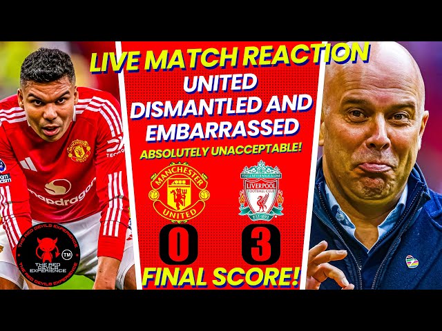 UNITED EMBARRASSED by Liverpool! | CASEMIRO DISASTER! | Manchester United 0-3 Liverpool Highlights