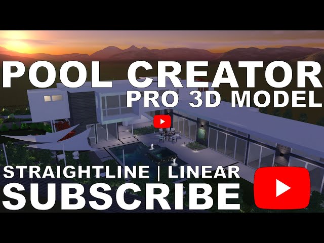 The Cross Pool - Pool Creator Pro 3D Model