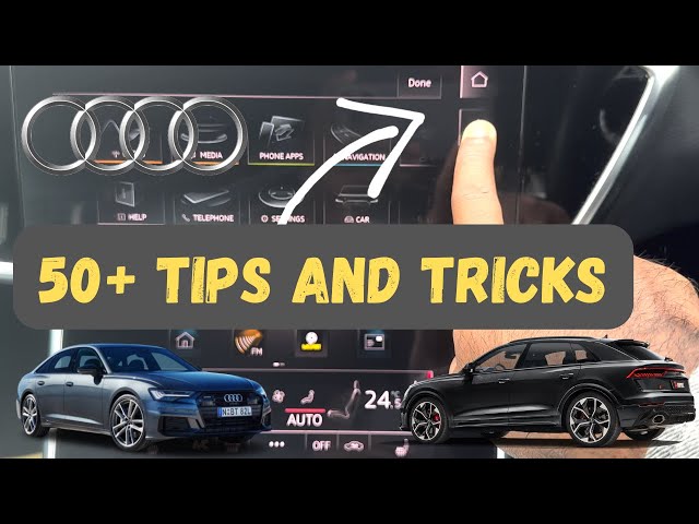 AUDI MMI - DUAL infotainment system - 50+ TIPS, TRICKS, Hidden menus - only on A6-8, Q7, Q8 & ETRON