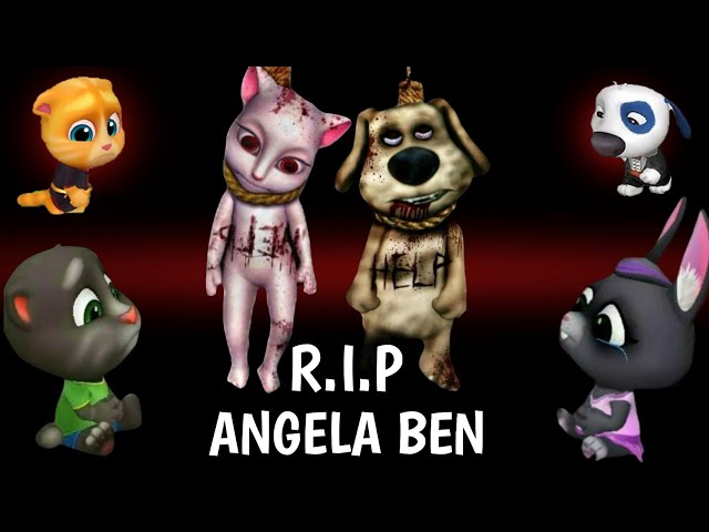 R.I.P ANGELA and BEN 😭 - My Talking Tom Friends - AMONG US