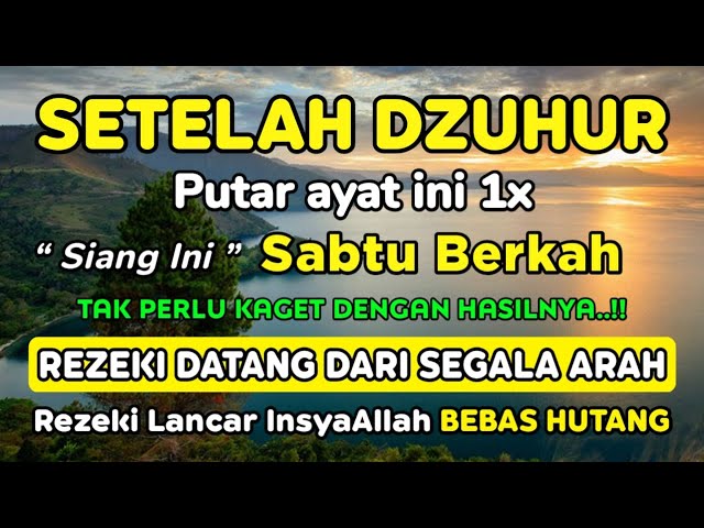 MUSTAJAB..!! PUTAR DZIKIR INI JANGAN KAGET REZEKI DATANG BERTUBI TUBI | Panjang Umur & Dosa Diampuni