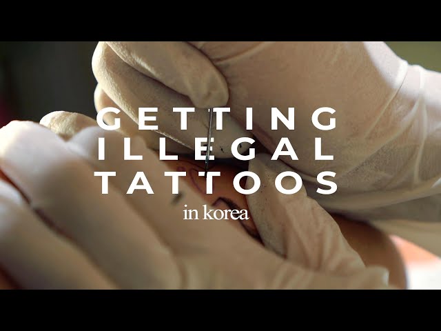 Getting Illegal Tattoos in Korea - 불법 타투 바닸어요