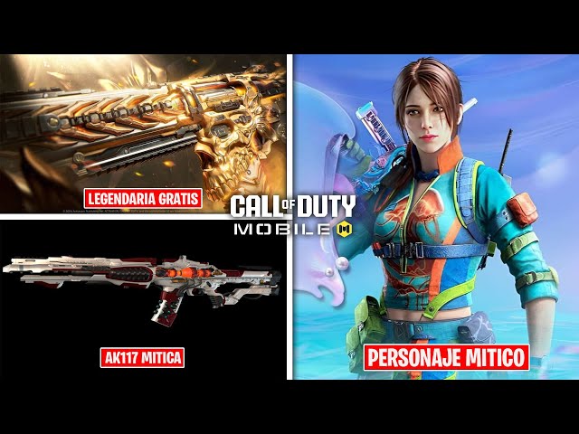 PERSONAJE MITICO FILTRADO, LEGENDARIA GRATIS, AK117 MITICA y más en Cod Mobile