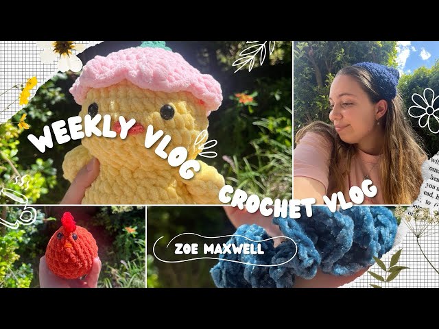 Crochet vlog! Join me in my crochet studio for some crochet with me, mini hauls, yarn chats and more