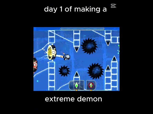 day 1 #geometrydash #gmd #funnyimages #roblox #gdmemes #funnymemes #gd #gddemon