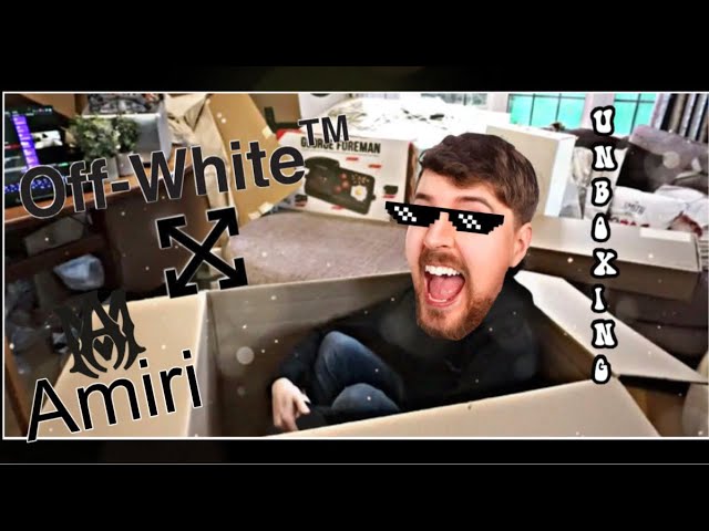 Unboxing Off-White And AMIRI T-Shirts !!