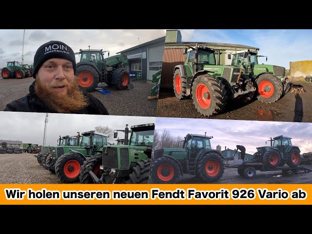 FarmVLOG#558 - Wir holen unseren neuen Fendt Favorit 926 Vario ab