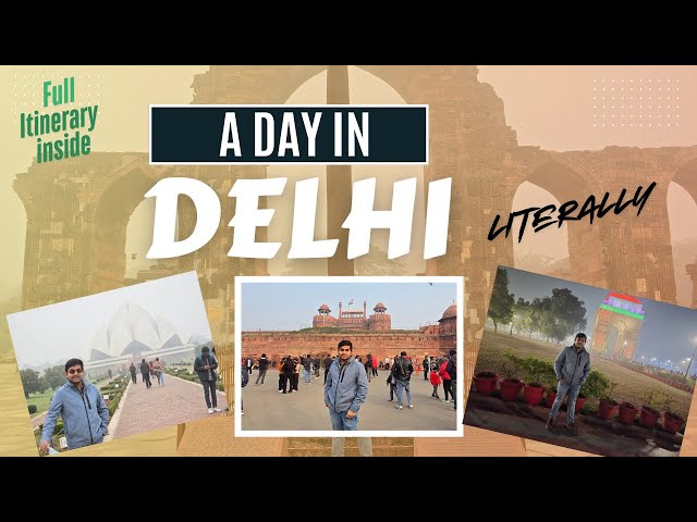 Ep:2- A Day in DELHI | 5 MUST-Visit Spots | Wonderlust Couple Adventures | Malayalam Travel Vlog