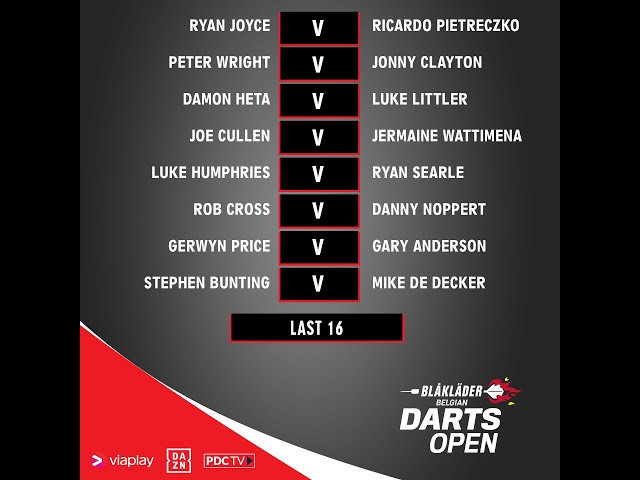 PDC Belgian Darts Open 2024 Round 3 Stephen Bunting v Mike De Decker 2024 03 10 HUN