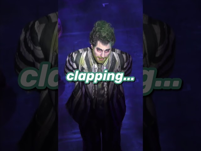 What happens when the audience interrupts? pt. 2 - Beetlejuice Musical Tour - Justin Collette