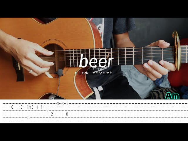 Beer - Itchyworms (Fingerstyle tabs) Guitar Cover + Chords lyrics