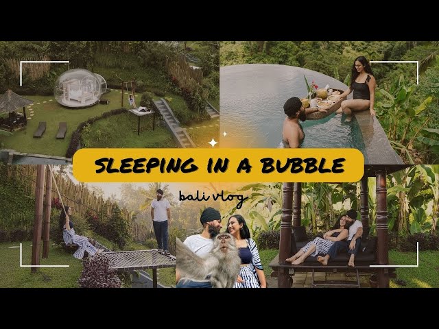 Staying in a Bubble Hotel | Bali Travel Vlog