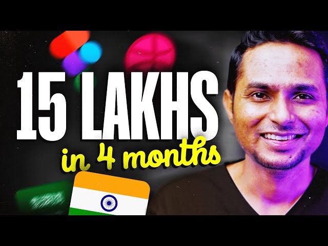 How I Made 15 LAKHS From UI/UX Design. [FULL STORY]