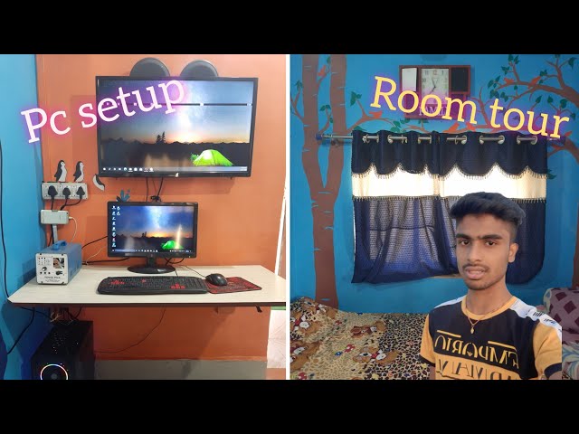 Pc Setup Tour  and Room Tour vlog