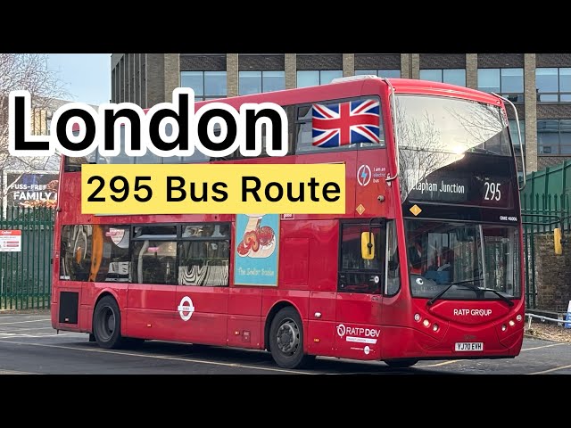 [4K] London Bus Journey Route 295 | Hammersmith Broadway to Kensal House, Ladbroke Grove