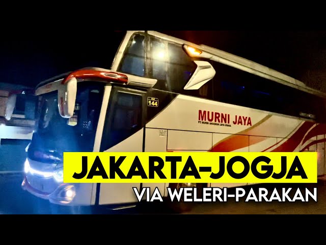 Bus Murni Jaya Jakarta Jogja Angkatan Sore via Weleri - Parakan