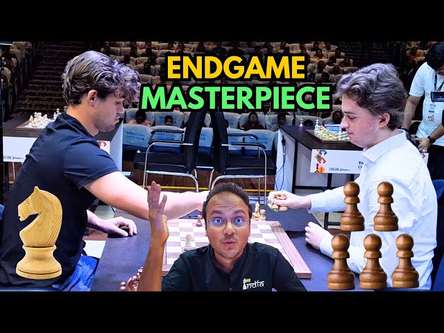 Magnus Carlsen's skills put to maximum test by Vincent Keymer | Tata Steel Chess India 2024 Rapid