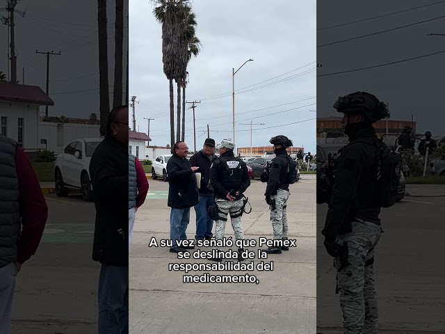 Jubilados cierran Pemex por falta de servicios médicos #tijuana #noticias #vlog