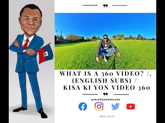 what is a 360 video? /. (english subs) /  Kisa ki yon video 360