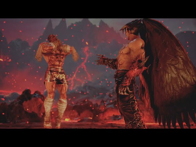 Tekken 7 - Fahkumram defeated and choked by Devil Jin [Short/4K]