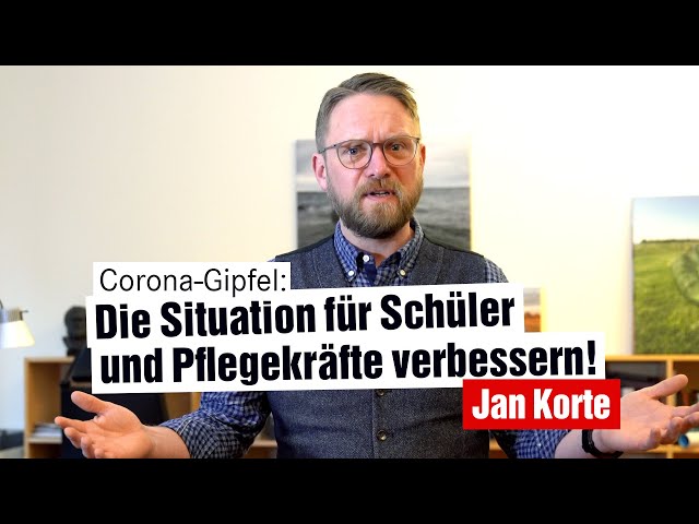 Corona-Gipfel: Die Situation für Schüler und Pflegekräfte verbessern