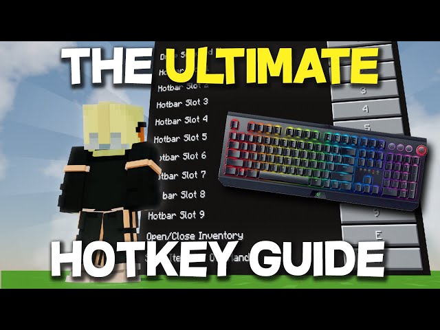 The ULTIMATE Minecraft PVP Keybind Guide! (1.9+)