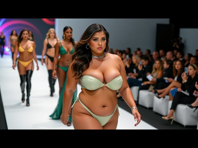 Hot Miami Style - Pluse Size Bikini Fashion Week 2025