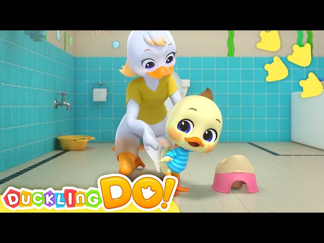 Potty Training Song | Nursery Rhymes & Kids Song | Little Ducks Animation | Duckling Do