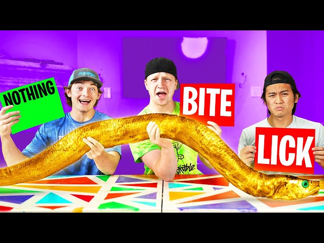 EXTREME Bite, Lick Or Nothing Food Challenge! *GROSS*