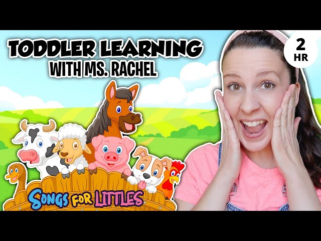 Learn Animals with Ms Rachel for Toddlers - Animal Sounds, Farm Animals, Nursery Rhymes & Kids Songs