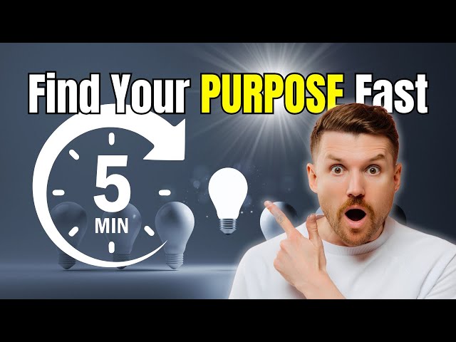 How to Know Your Life Purpose in 5 Minutes  Simple 5 Minute Self Discovery Exercise