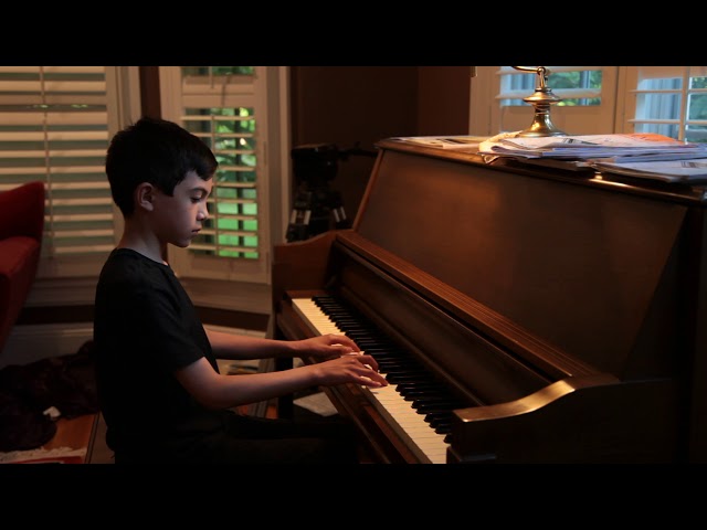 Steven Learning Piano