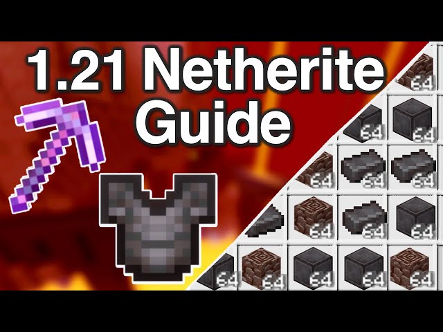 NEW Ultimate Minecraft 1.21 Netherite Mining Guide | Best Way to Get Netherite / Ancient Debris