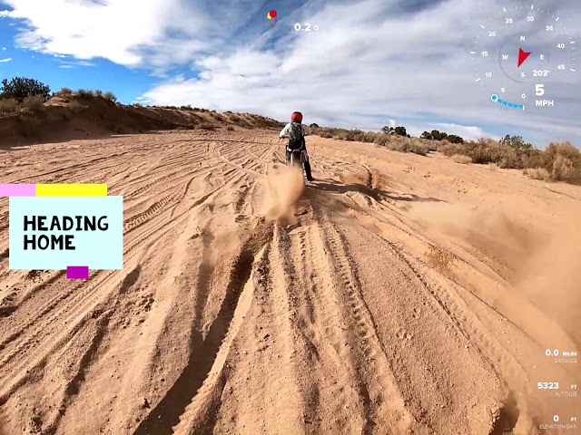 Cassandra Lee Kennedy Practicing Dirt Bikes