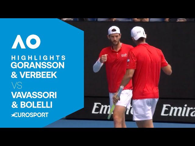 Goransson & Verbeek vs Bolleli & Vavassori | Semi-Final | Australian Open 2025 Highlights 🇦🇺