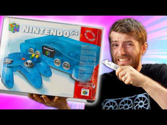 Please don’t cancel me for this unboxing - CIB Transparent Ice N64