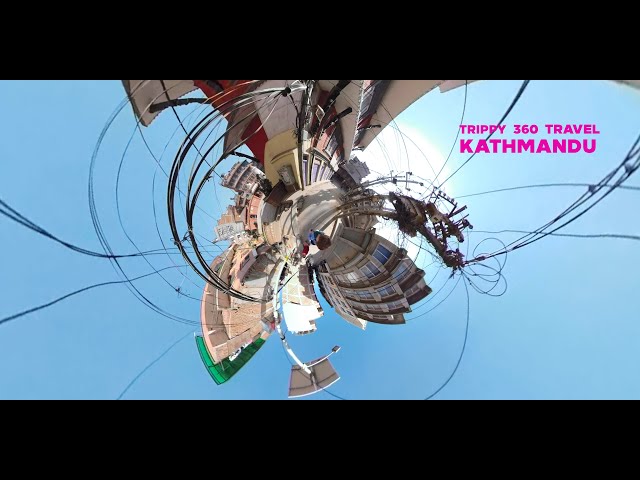 Psychedelic 360 travel film exploring the street life of Kathmandu. Urban adventures in Nepal.