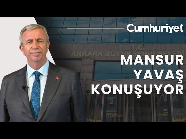 #CANLI Mansur Yavaş konuşuyor