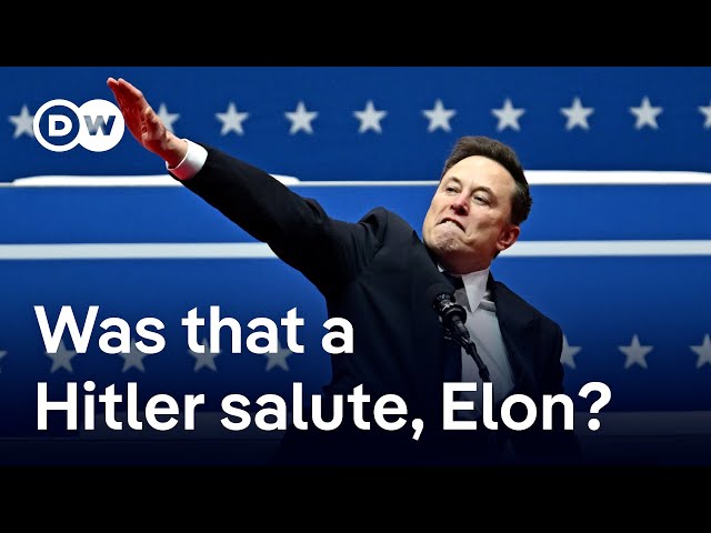 Elon Musk sparks controversy with gesture resembling Nazi salute | DW News