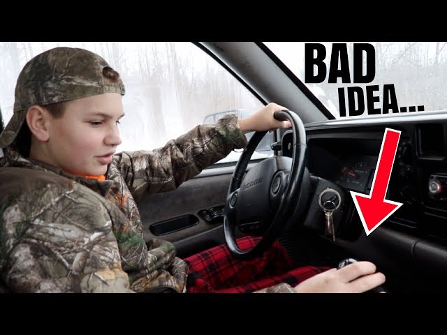 LETTING A LITTLE KID DRIVE MY 5 SPEED CUMMINS DUALLY!?!?