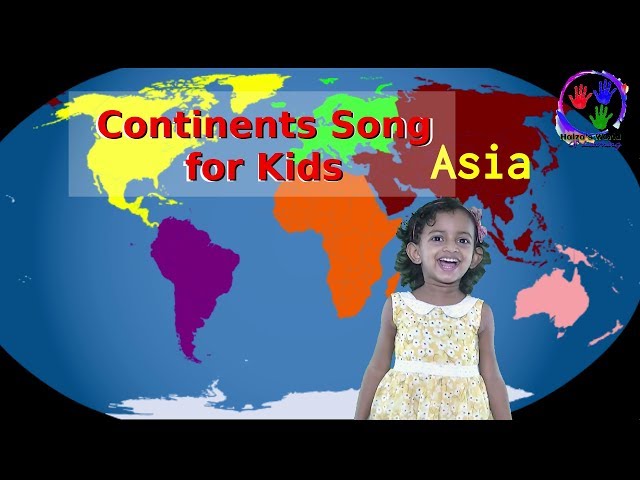 Seven Continents Song | Continents for kids | Kindergartens song | Funlearning with Haiza's World